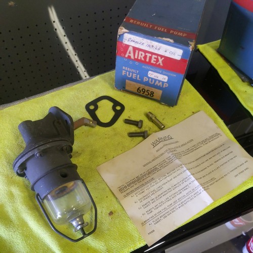 Nos rebuilt fuel pump - pump, 6958